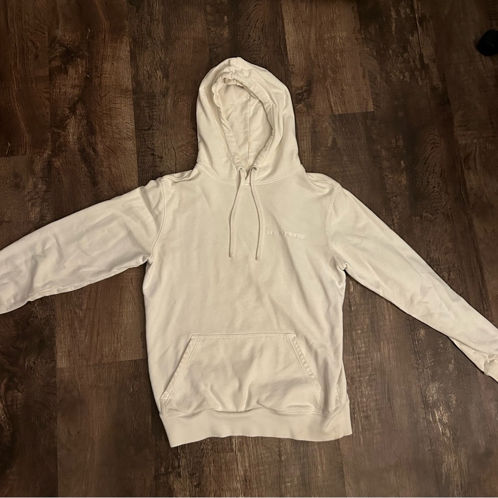White Calvin Klein Jeans hoodie, Mens, size small